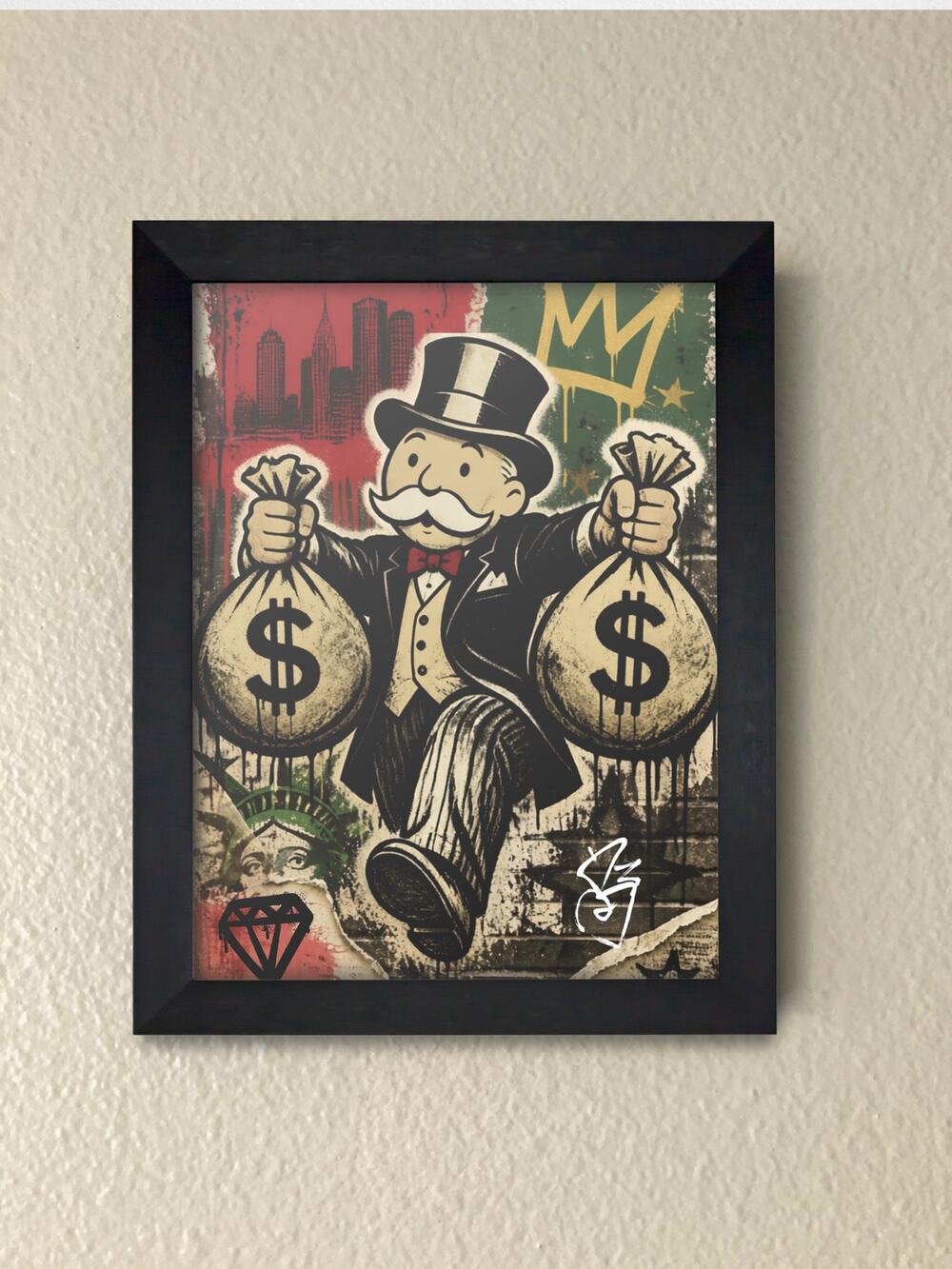 Monopoly Money Wall Art